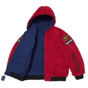 order now Supreme Vanson POPEYE FW26 Leather Reversible Hooded Jacket