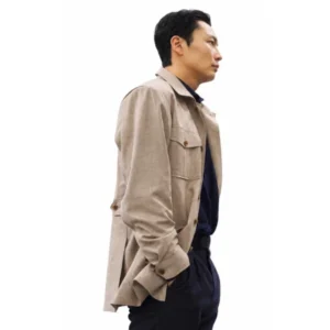 order now Tazza 4 2026 Byun Yo-han Beige Cotton Jacket
