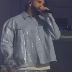 order now Toronto Tour Surprise Guest Drake Blue Jacket