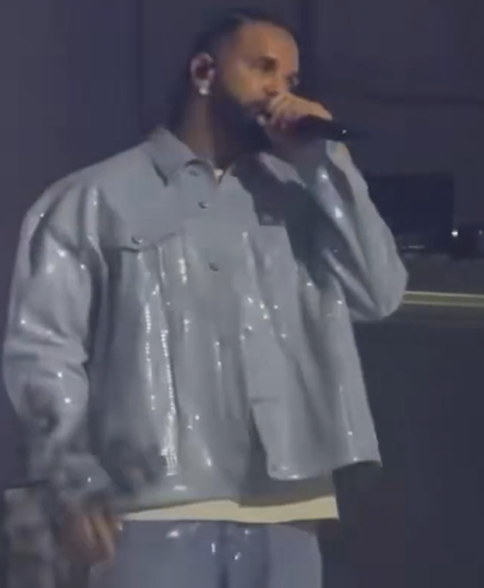 order now Toronto Tour Surprise Guest Drake Blue Jacket