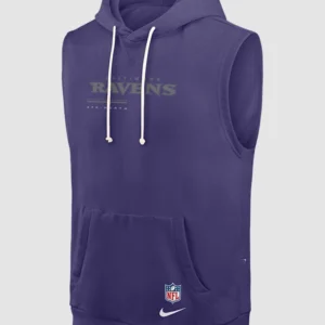 shop Jesse Minter Preseason 2026 Ravens Sideline Sleeveless Hoodie