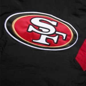 shop San Francisco 49ers Starter Blackout Breakaway Jacket