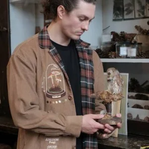 shop knock thrice mushroom jacket