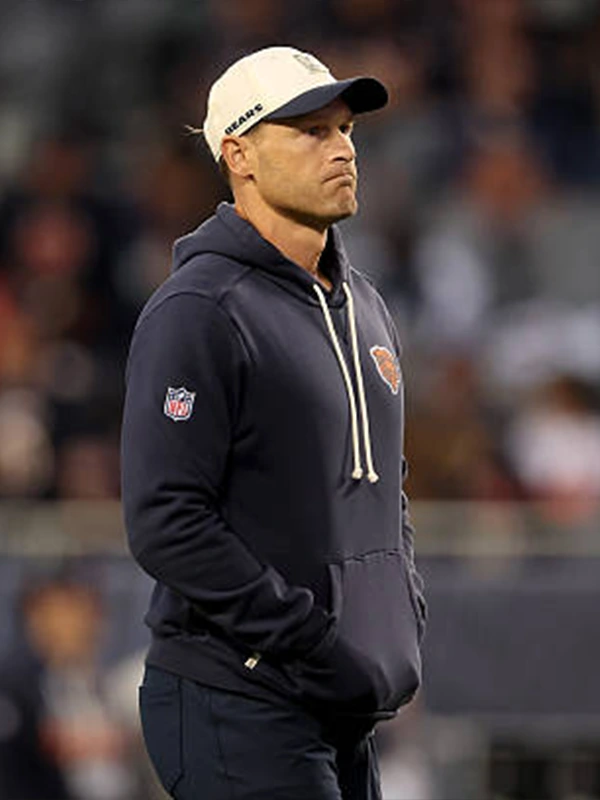shop now 2026 Ben Johnson Bears Sideline Hoodie