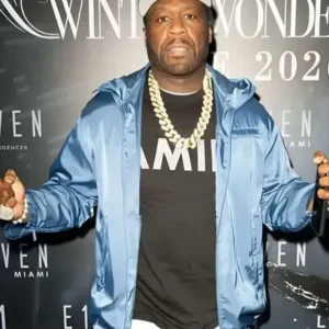 shop now 50 Cent New Year’s Eve Blue Jacket