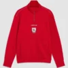 shop now Arsenal Adidas EQT Half-Zip Pullover Sweatshirt
