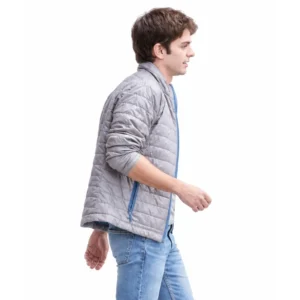 shop now Artificial 2026 Andrew Garfield Grey Puffer Jacket