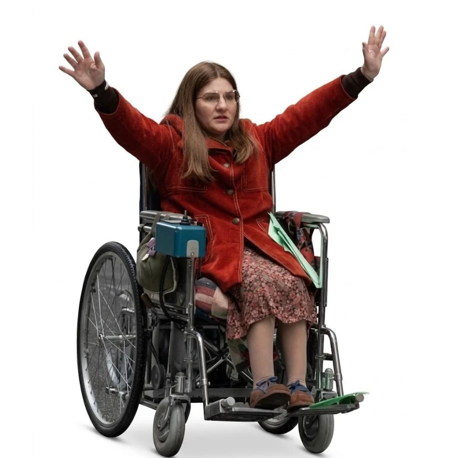 shop now Being Heumann 2026 Ruth Madeley Red Coat