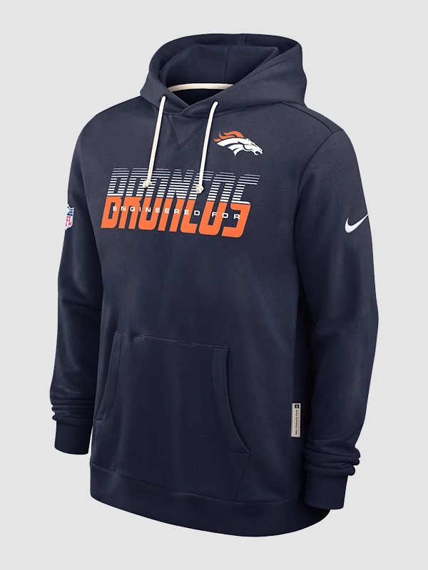 shop now Bo Nix 2026 Denver Broncos Sideline Hoodie