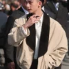 shop now Hyunjin Dior SS27 Show Beige Cotton Jacket