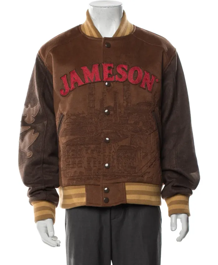 shop now Jameson x KidSuper Wool Varsity Jacket For Sale