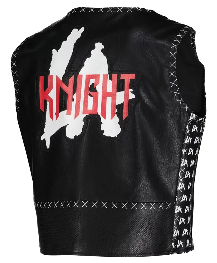 shop now LA Knight Black Vest
