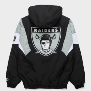 shop now Las Vegas Raiders Starter Blackout Breakaway Jacket