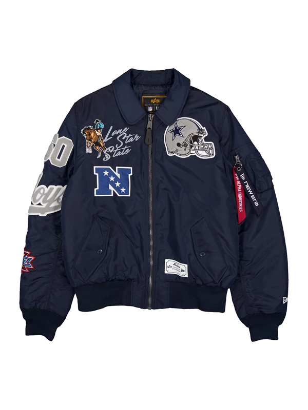 shop now New Era x Alpha Industries Dallas Cowboys MA-1 Bomber Jacket