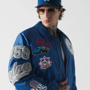 shop now New Era x Alpha Industries Dodgers MA-1 Bomber Jacket