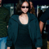 shop now New York City Jennie Dark Green Bomber Jacket