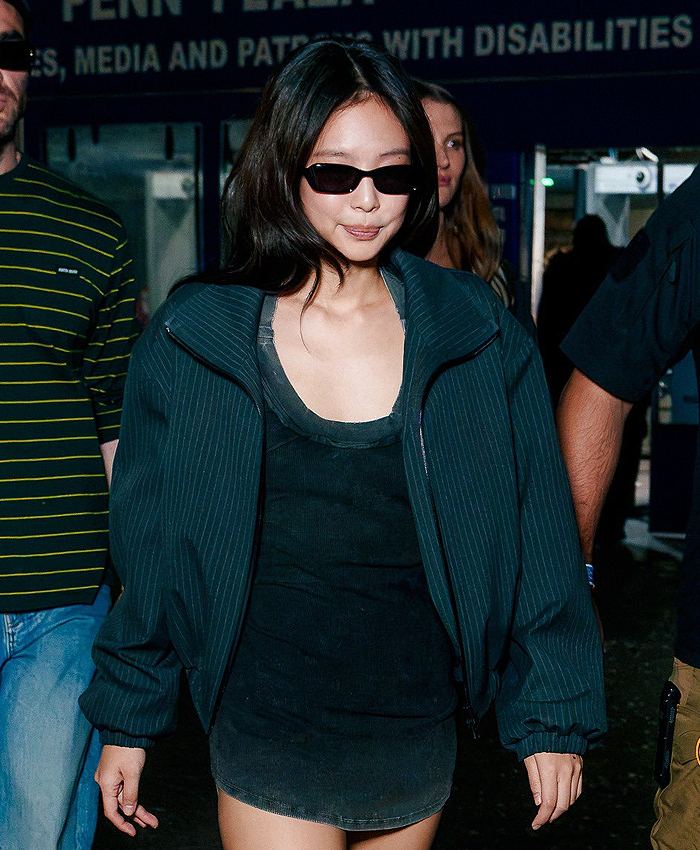 shop now New York City Jennie Dark Green Bomber Jacket