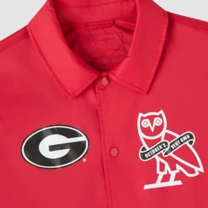 shop now OVO University of Georgia Coaches Jacket