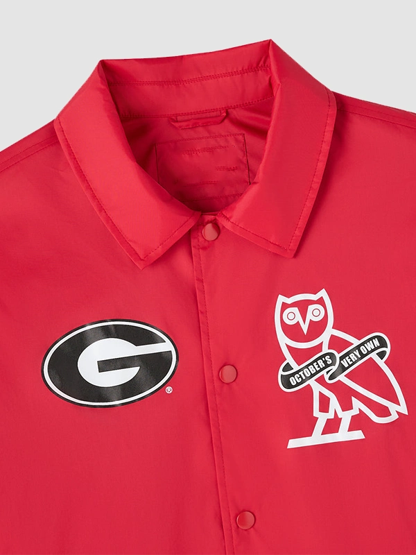 shop now OVO University of Georgia Coaches Jacket