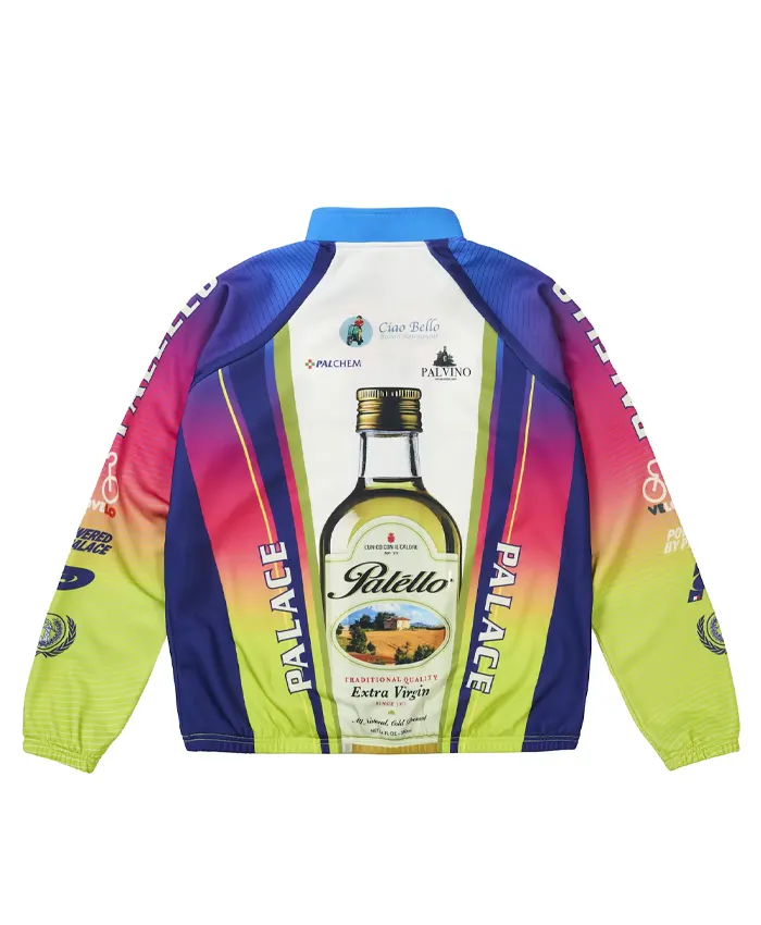 shop now Palace Cycling Zip Rainbow Jacket