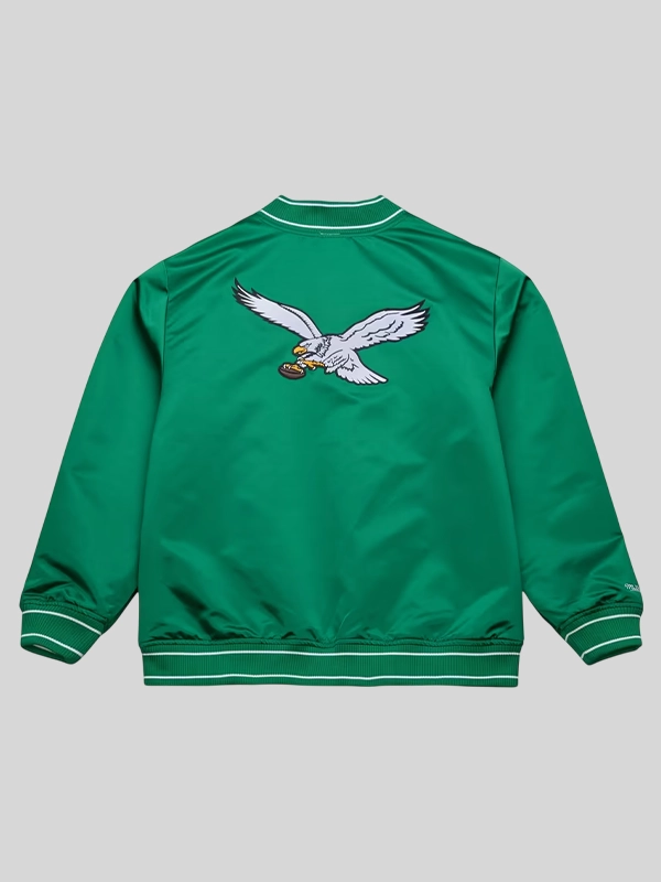 shop now Philadelphia Eagles Reversible Satin Jacket