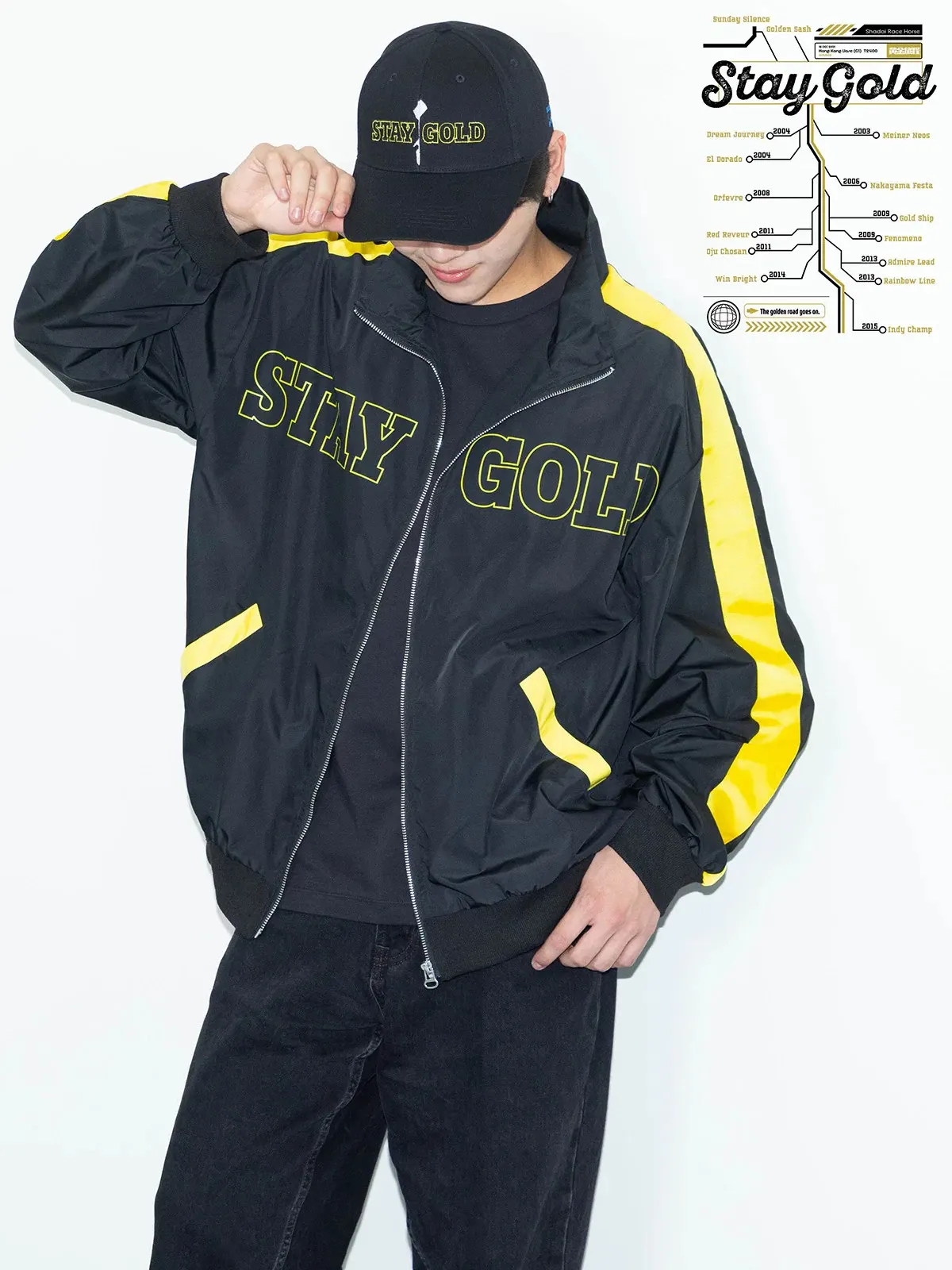 shop now Stay Gold Blouson Orfevre Goldship Sire Uma Musume Jacket
