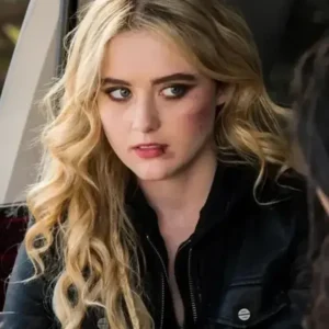 shop now Supernatural Claire Novak Black Leather Bomber Jacket