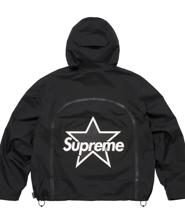 shop now Supreme X Vanson Leathers GORE-TEX Shell black Jacket