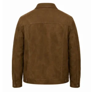 shop now The Town That Takes Dean Richardson Brown Suede Jacket