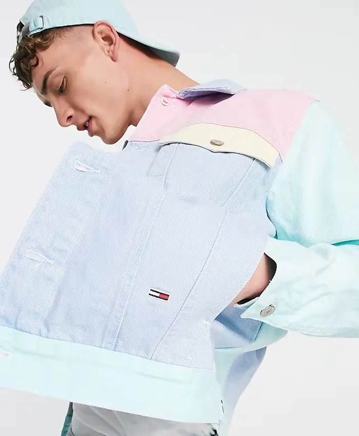 shop now Tommy Hilfiger Pastel Denim Jacket