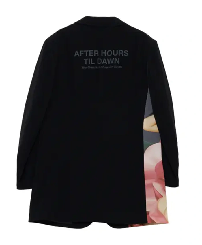 shop now WILDSIDE × The Weeknd Tape Crepe de Chine 2B Jacket