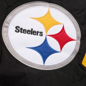 shop nwo Pittsburgh Steelers Starter Blackout Breakaway Jacket