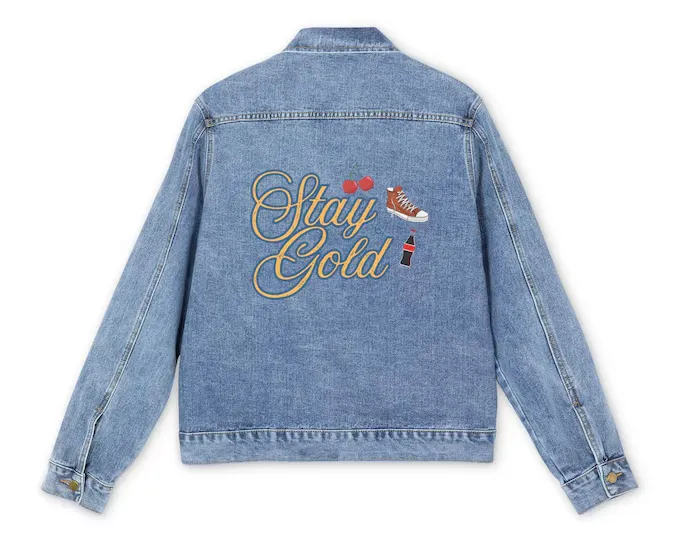 stay gold denim jacket