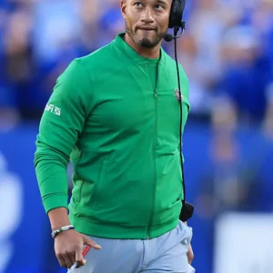 2026 Marcus Freeman Notre Dame Fighting Irish Bomber Jacket
