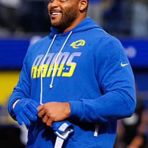 Aaron Donald 2026 Los Angeles Rams Sideline Hoodie