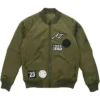 Air Jordan Ma-1 Patch Logo Olive Green Jacket
