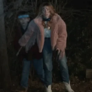 Americana 2025 Sydney Sweeney Pink Fringe Jacket For Sale