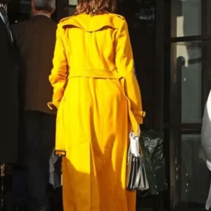 Anne Hathaway London Mustard Trench Coat