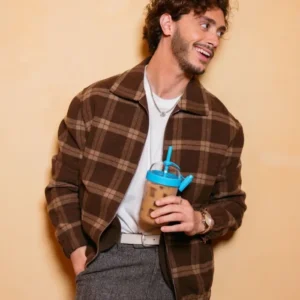 Antonio Cipriano Nespresso Plaid Harrington Jacket
