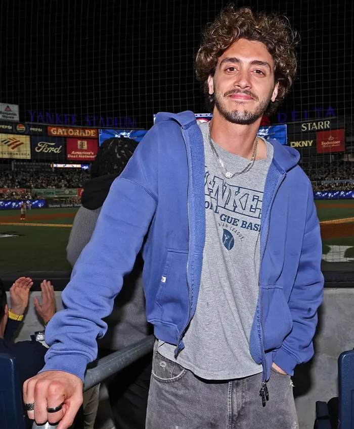 Antonio Cipriano Red Sox vs Yankees Blue Hooded Work Jacket