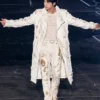 BTS Jin White Outerwear