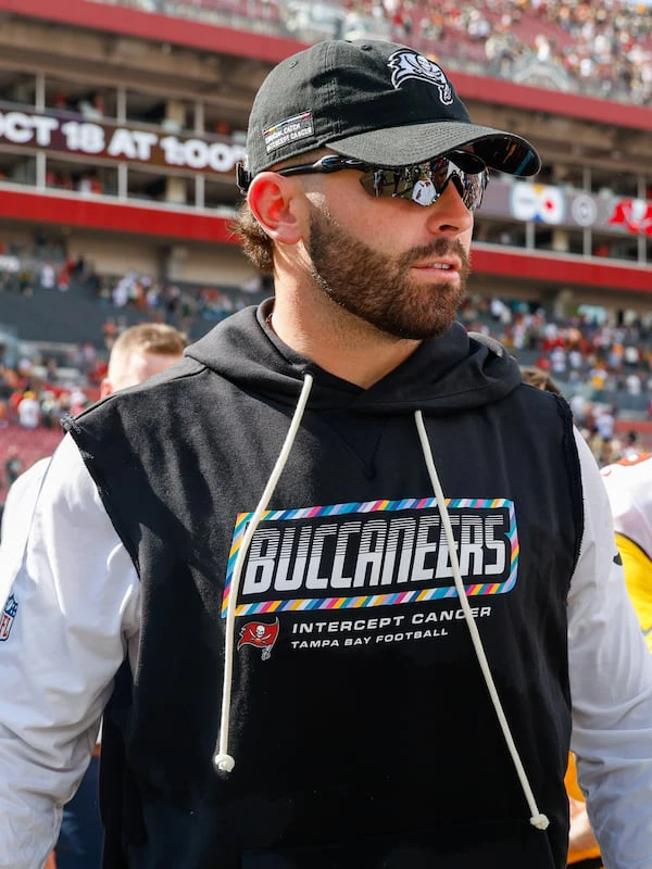 Baker Mayfield Buccaneers 2026 Crucial Catch Sleeveless Hoodie