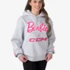 Barbie x CCM Grey Embroidered Hoodie