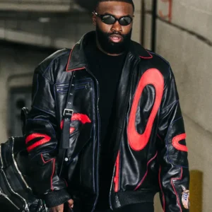 Basketball Streetwear Leather Jacket