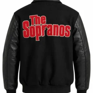 Black Varsity Jacket for Men