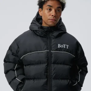 BoTT B Logo Hooded Down Jacket