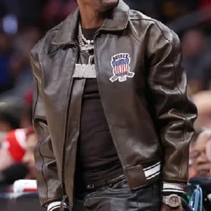 Boosie Badazz Chicago Bulls v Atlanta Hawks Leather Jacket