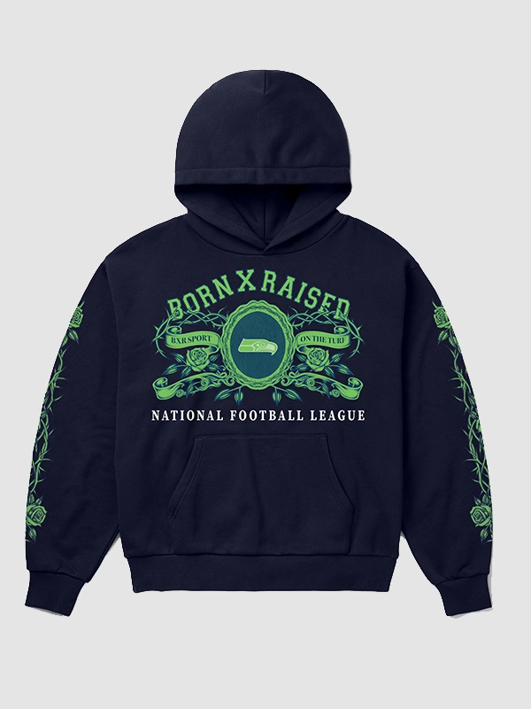 Born x Raised x Seahawks Crest Hoodie
