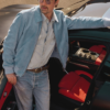 Brad Pitt Too Hard to Resist Campaign Jacket