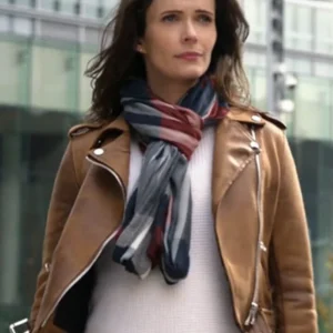 Brown Casual Biker Jacket